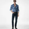 Camicia western a quadri