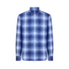 Camicia western con motivo a quadri sfumato Camicia western con motivo a quadri sfumato