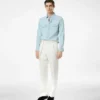 Camicia western in chambray denim