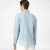 Camicia western in chambray denim