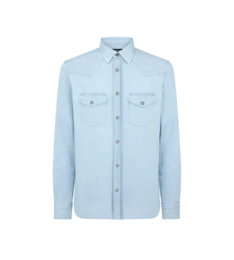 Camicia western in denim