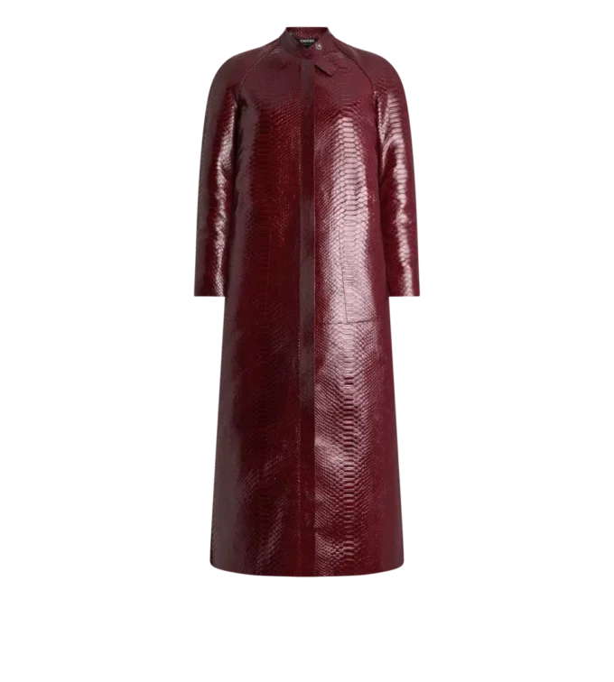 Cappotto da motociclista in pelle stampata e duchesse lavata Cappotto da motociclista in pelle stampata e duchesse lavata