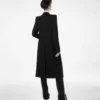 Cappotto da sera monopetto in lana leggera double face Cappotto da sera monopetto in lana leggera double face