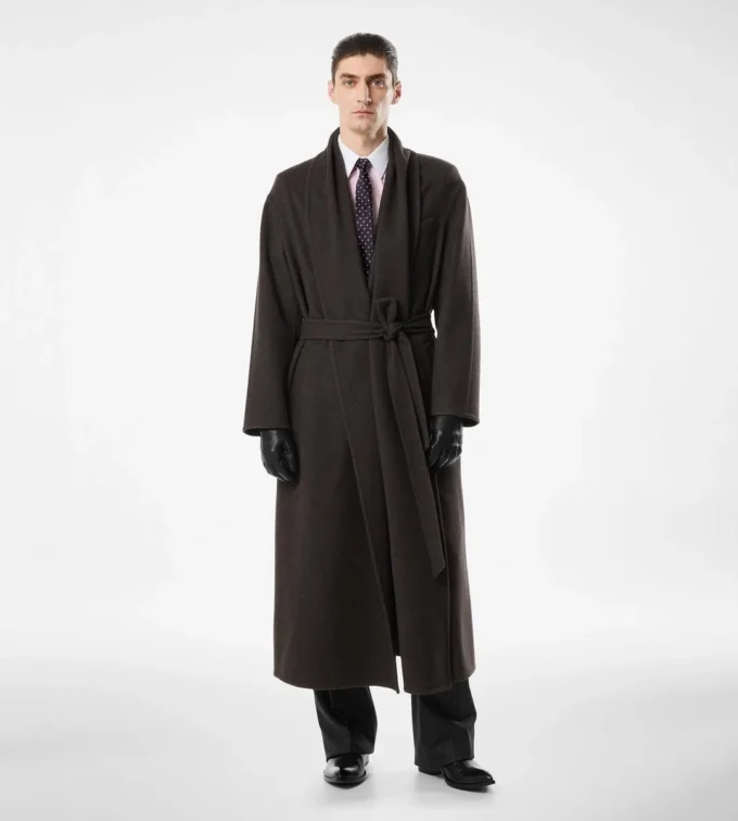 Cappotto doppio sciallato in cashmere Cappotto doppio sciallato in cashmere