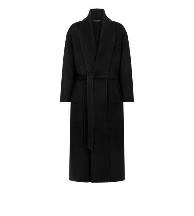 Cappotto doppio sciallato in lana e cashmere Cappotto doppio sciallato in lana e cashmere