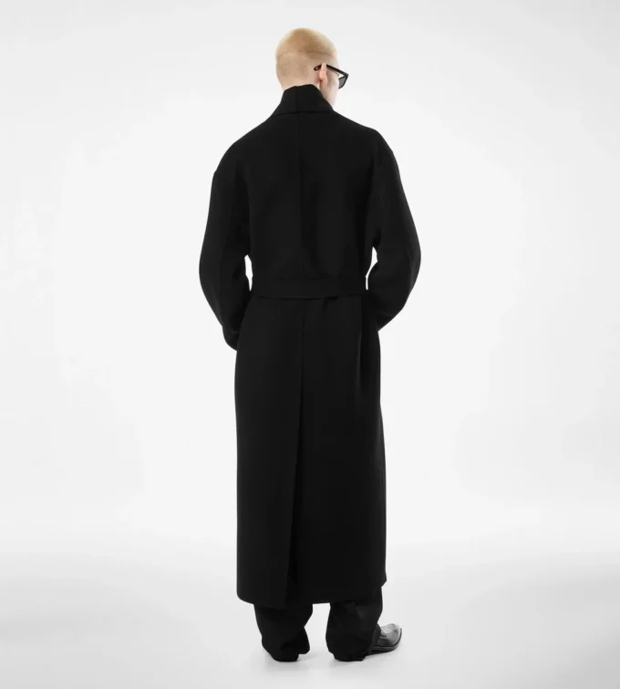 Cappotto doppio sciallato in lana e cashmere Cappotto doppio sciallato in lana e cashmere