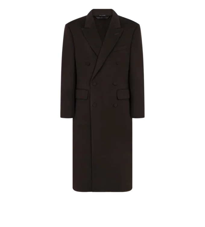 Cappotto doppio sfoderabile in cashmere