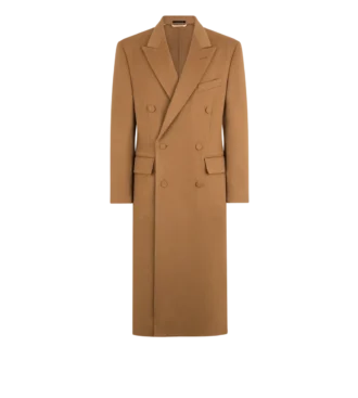 Cappotto doppio sfoderabile in lana e cashmere