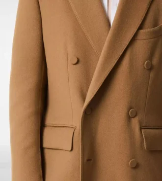 Cappotto doppio sfoderabile in lana e cashmere