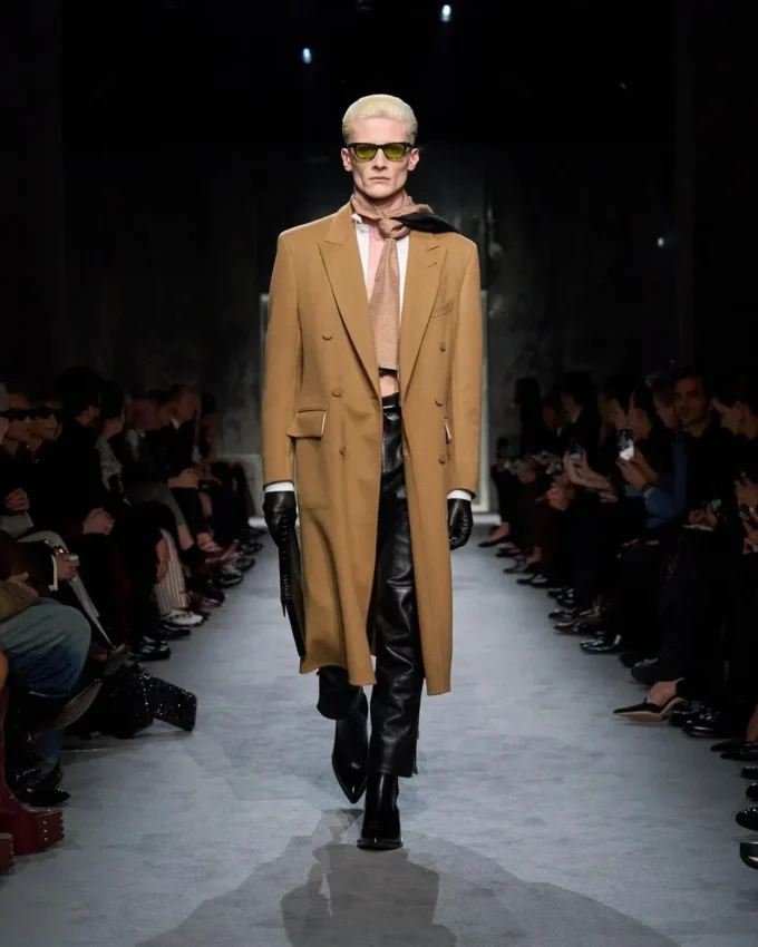 Cappotto doppio sfoderabile in lana e cashmere