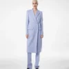 Cappotto doppiopetto in lana leggera double face Cappotto doppiopetto in lana leggera double face
