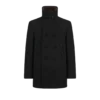 Cappotto in lana melton e shearling Cappotto in lana melton e shearling