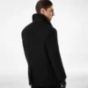 Cappotto in lana melton e shearling Cappotto in lana melton e shearling