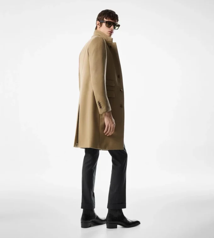 Cappotto leggero in lana e cashmere