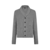 Cardigan con collo a scialle in cashmere