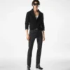 Cardigan con collo a scialle in cashmere
