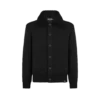 Cardigan in cashmere con collo in shearling Cardigan in cashmere con collo in shearling