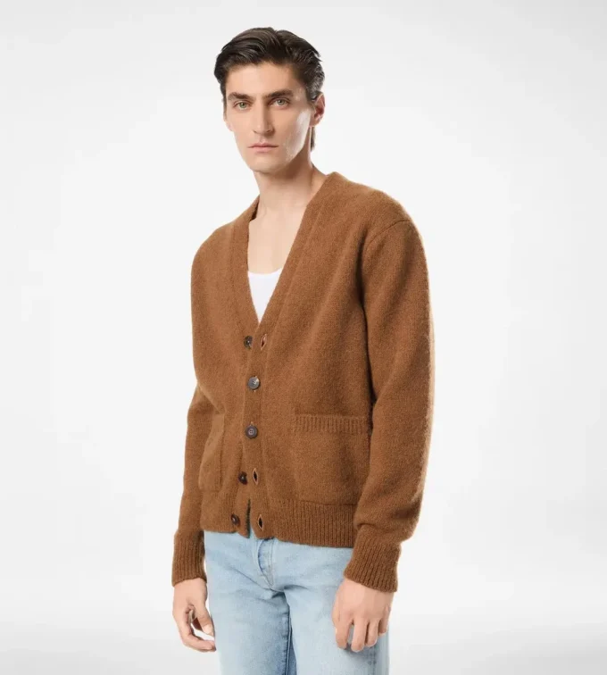 Cardigan in misto alpaca