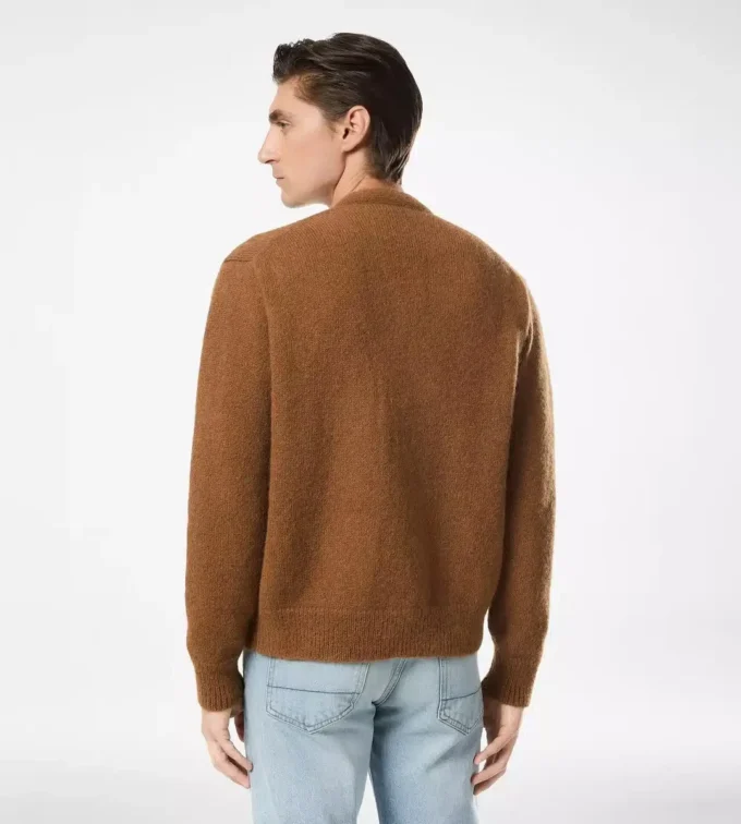 Cardigan in misto alpaca