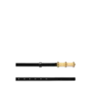 Cintura con cabochon in pelle effetto palmellato