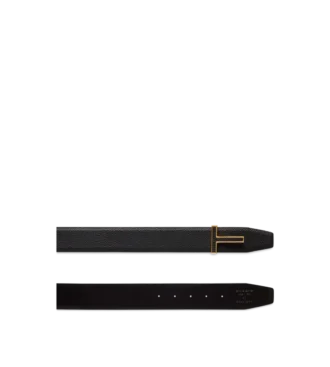 Cintura con fibbia e inserto in pelle fiore