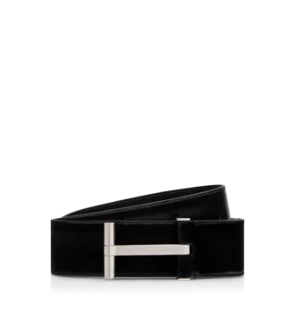 Cintura in pelle liscia
