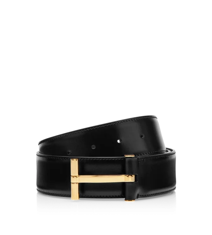 Cintura in pelle liscia