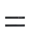Cintura reversibile slim in pelle martellata