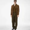 Cintura reversibile slim in pelle martellata