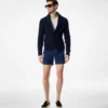 Costume da bagno corto in nylon a contrasto