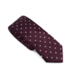 Cravatta in raso a pois Cravatta in raso a pois