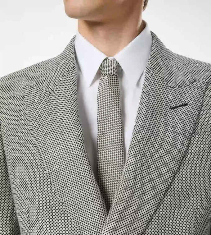 Cravatta in seta jacquard