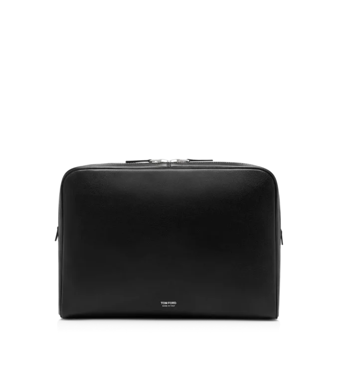 Custodia minimalista per laptop in pelle fiore