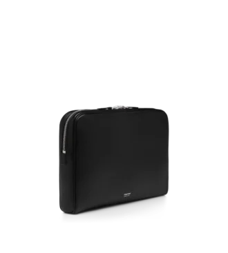 Custodia minimalista per laptop in pelle fiore