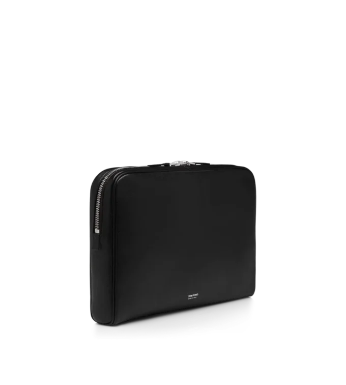 Custodia minimalista per laptop in pelle fiore