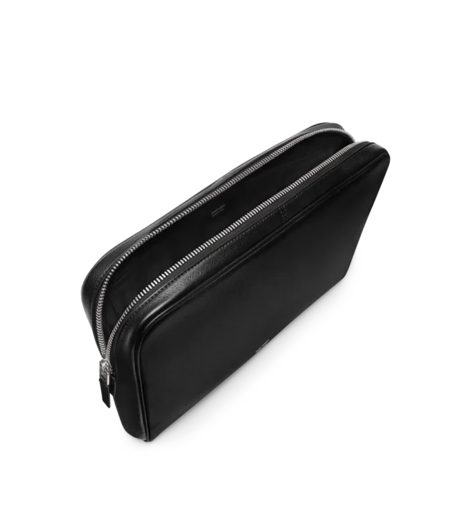 Custodia minimalista per laptop in pelle fiore