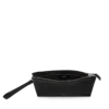 Custodia sottile minimal in pelle martellata con cinturino da polso