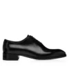 Elkan Lace Up in pelle brunita