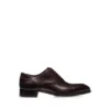 Elkan Lace Up in pelle brunita