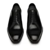 Elkan Lace Up in pelle brunita