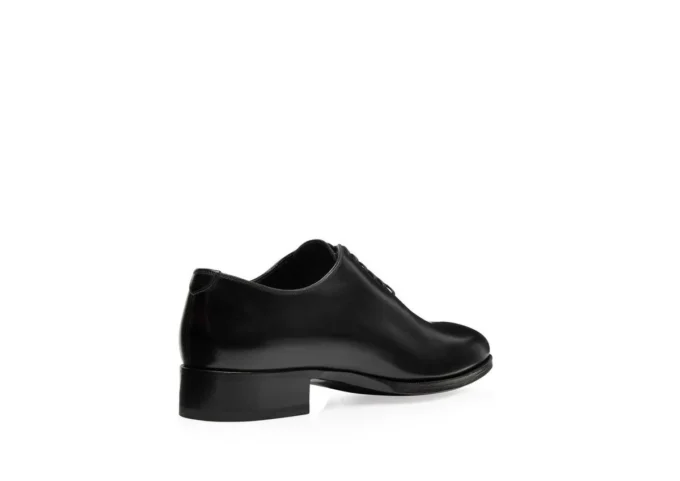 Elkan Lace Up in pelle brunita