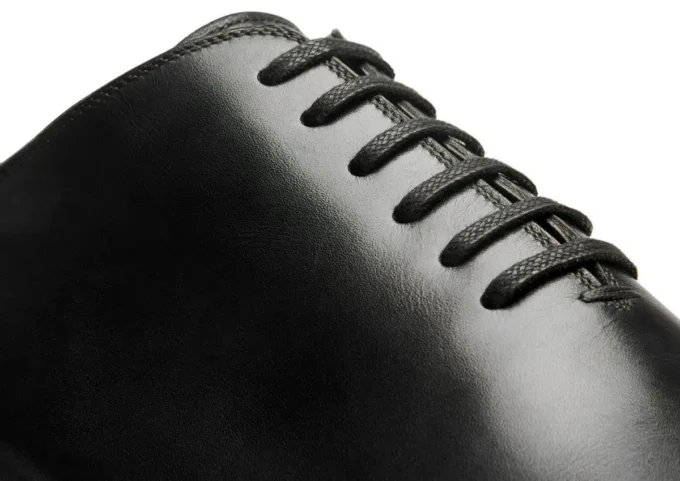 Elkan Lace Up in pelle brunita