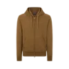 Felpa con cappuccio in cashmere merino