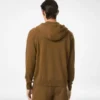Felpa con cappuccio in cashmere merino