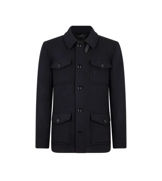 Giacca a quattro tasche in twill doppio divisibile Giacca a quattro tasche in twill doppio divisibile