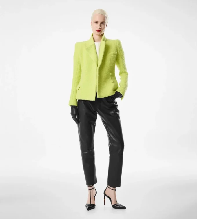 Giacca avvolgente in tweed misto lana, cashmere e seta con paillettes Giacca avvolgente in tweed misto lana, cashmere e seta con paillettes