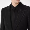 Giacca bouclé leggera con paillettes Giacca bouclé leggera con paillettes