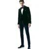Giacca da cocktail Shelton in velluto fluido