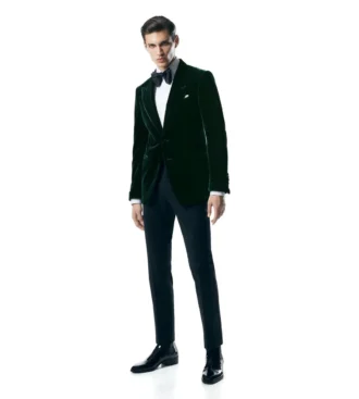 Giacca da cocktail Shelton in velluto fluido