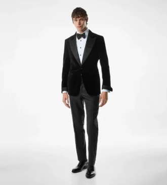 Giacca da cocktail Shelton in velluto leggero